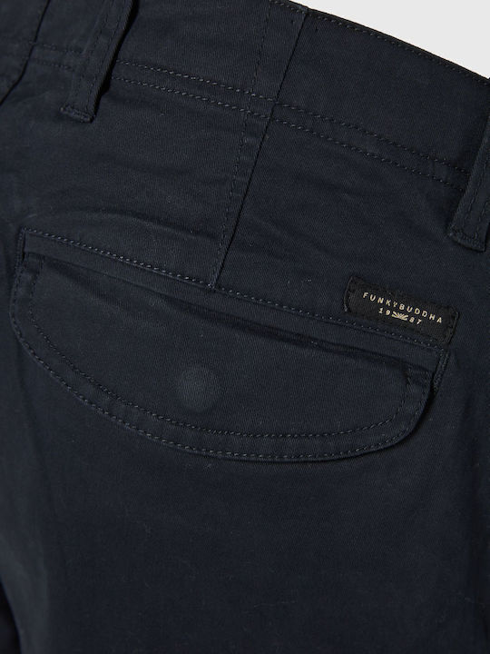 Trousers Cargo in Regular Fit Navy Blue