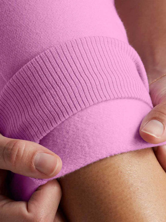 Rival Παντελόνι Φόρμας με Λάστιχο Fleece Pink