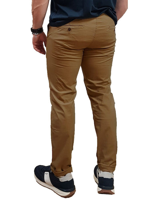 Pantaloni Chino Camel, Brown