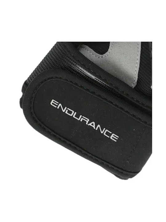 Endurance Ανδρικά Αθλητικά Γάντια Γυμναστηρίου Μαύρα