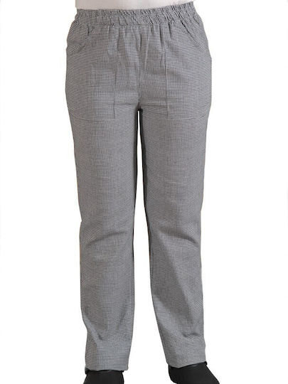 Tips Kochhose Gestreift Gray mit Gummizug in der Taille