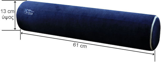 Orthia Cylindrical Pillow 61x13x13cm Blue