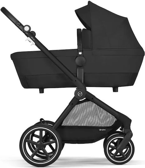 Cybex Eos Lux Ρυθμιζόμενο Καρότσι Μωρού Kατάλληλο για Nεογέννητο Moon Black | 13kg 451185