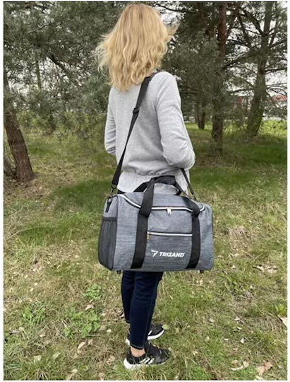 Σακ Βουαγιάζ 20lt Γκρι Υφασμάτινο Μ40xΠ20xΥ25εκ.