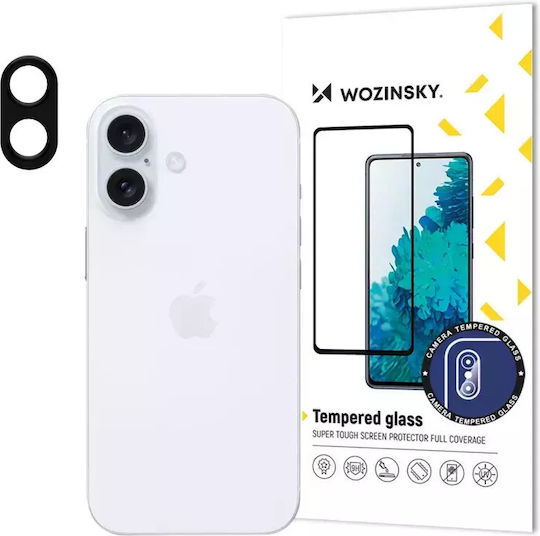 Wozinsky Camera Protection Tempered Glass Black for the iPhone 16