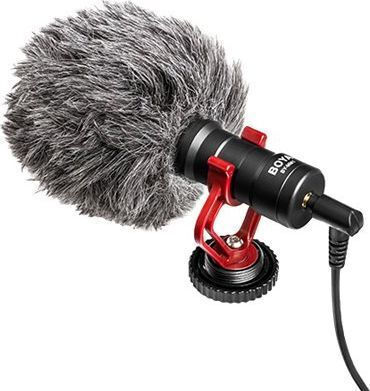 Boya By-mm1 Микрофон 3.5mm Шоково Монтиран Журналистически
