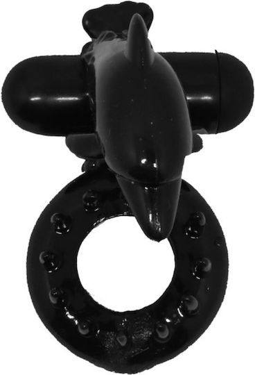 Baile Vibrating Cock Ring Cock Silicon Negru