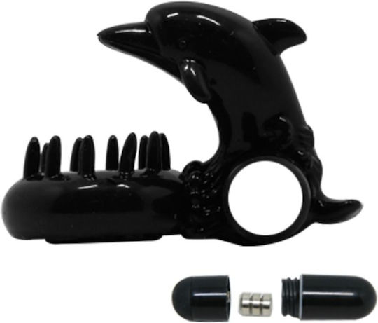 Baile Vibrating Cock Ring Cock Silicon Negru