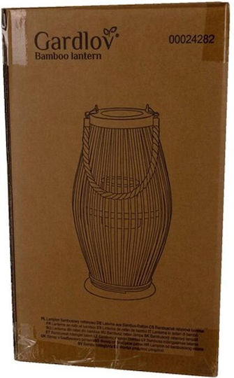 Laterne Hölzernes Braun 23x17x40cm 1Stück