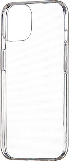 TelForceOne Umschlag Rückseite Silikon 1mm Set mit Glas Transparent (Moto E20)