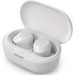 Philips TAT1209 In ear Bluetooth хендсфри Слушалки с Устойчивост на Пот и Кутийка за Зареждане Бял