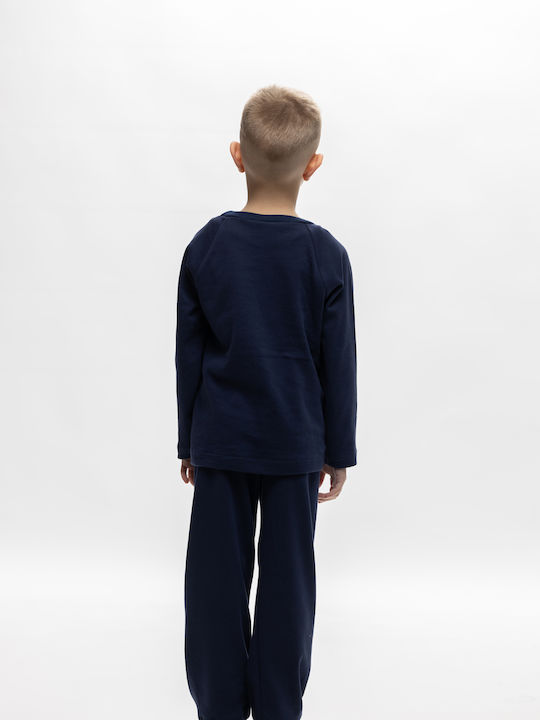 Galaxy Kids' Pajamas Winter Gray/Blue