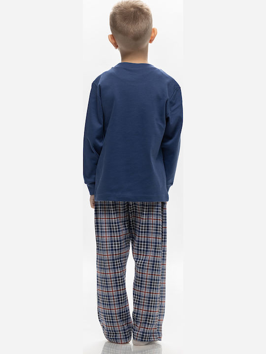 Galaxy Pijama pentru copii De iarnă Blue
