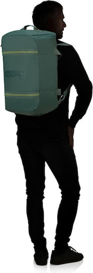 American Tourister Σακ Βουαγιάζ Πλάτης 42lt Πράσινο Υφασμάτινο Μ30xΠ23xΥ30εκ.