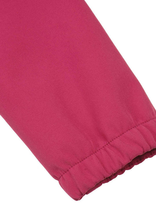 Kobryn Παιδικό Casual Μπουφάν με Κουκούλα Pink
