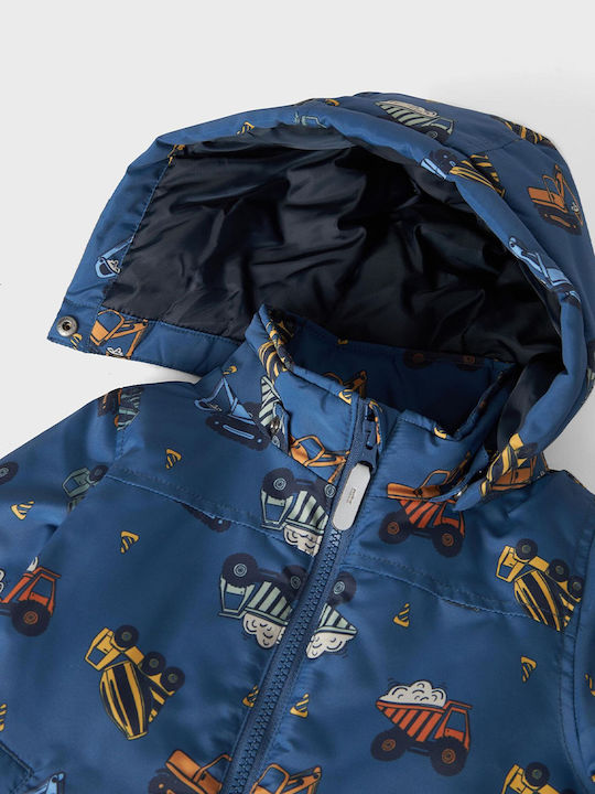 Kinder Freizeitjacke mit Kapuze Navy Blue