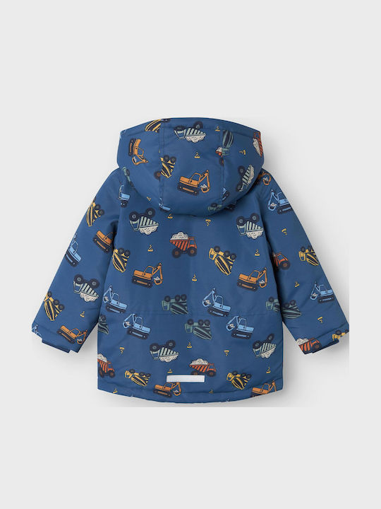 Kinder Freizeitjacke mit Kapuze Navy Blue