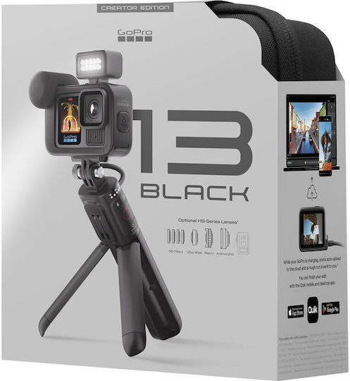 GoPro HERO13 Creator Edition Action Camera 5K 360° Capture Underwater with Screen 2.27" and Wi-Fi Black