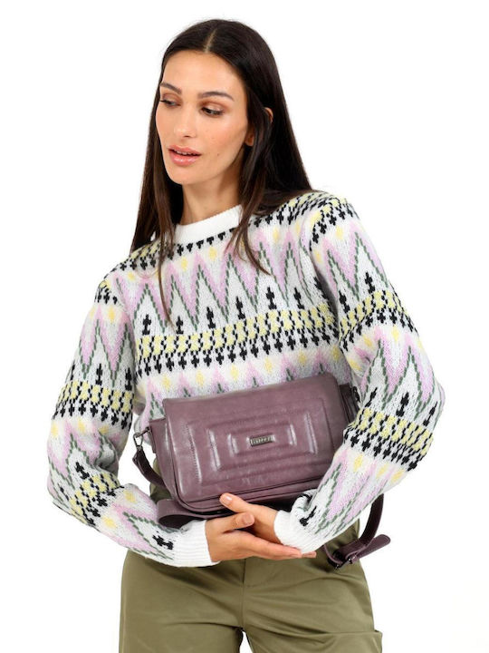 Doca Din piele Geantă de damă Crossbody Albastră