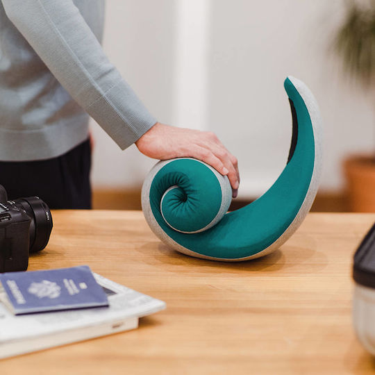 Ostrichpillow Μαξιλαράκι Ταξιδίου Memory Foam Γκρι