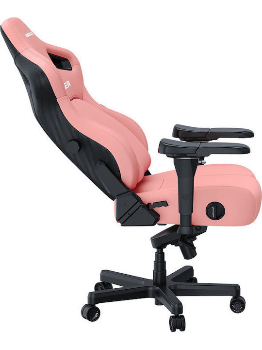 Anda Seat Kaiser 4 L Καρέκλα Gaming Δερματίνης με Ρυθμιζόμενα Μπράτσα Ροζ