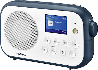 Sangean Traveller 420 Retro Tragbares Radio DAB+ mit Bluetooth Weiß