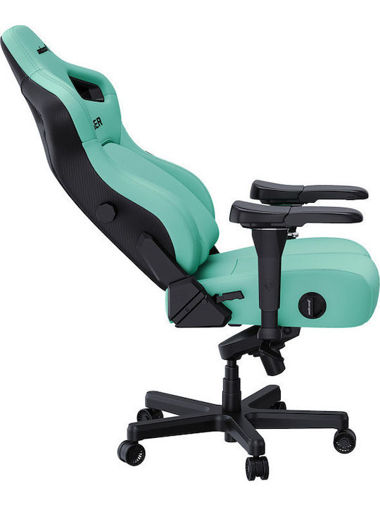Anda Seat Kaiser 4 L Καρέκλα Gaming Δερματίνης με Ρυθμιζόμενα Μπράτσα Πράσινη