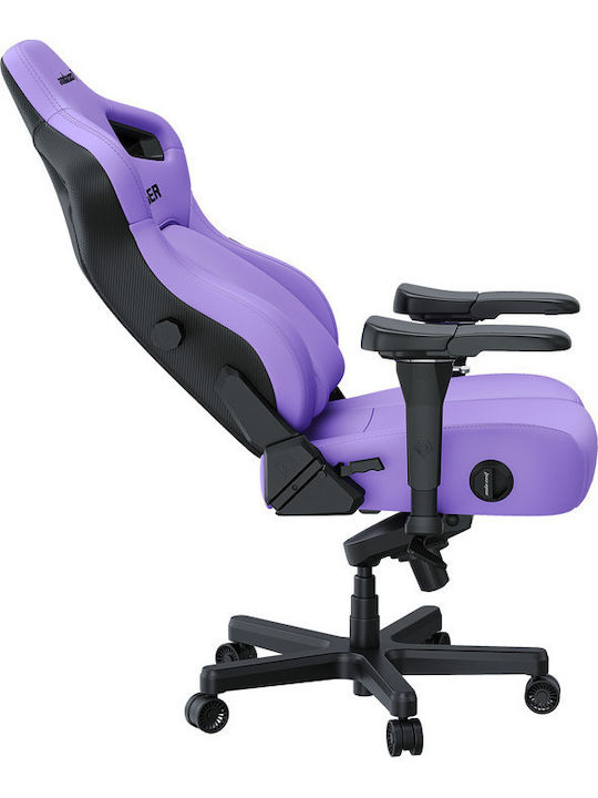 Anda Seat Kaiser 4 L Καρέκλα Gaming Δερματίνης με Ρυθμιζόμενα Μπράτσα Μωβ