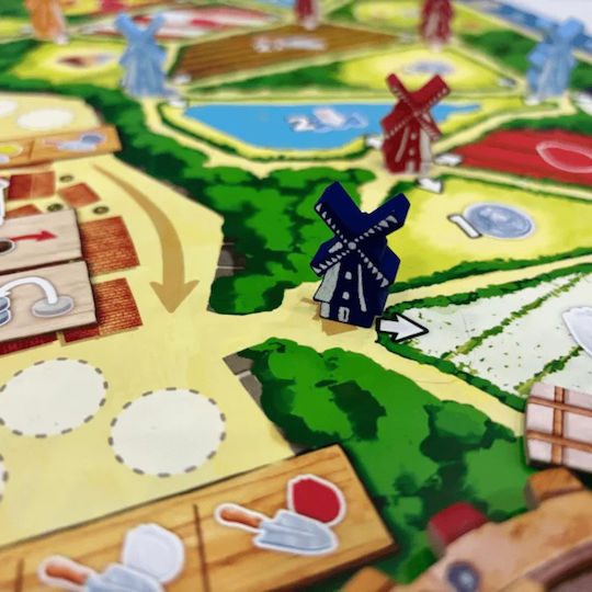 Board Game Windmill Valley for 1-4 Players 14+ Years Old (NL) Board & Dice