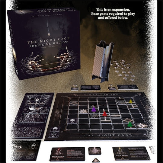Настолна игра Night Cage The Shrieking Hollow (EN)