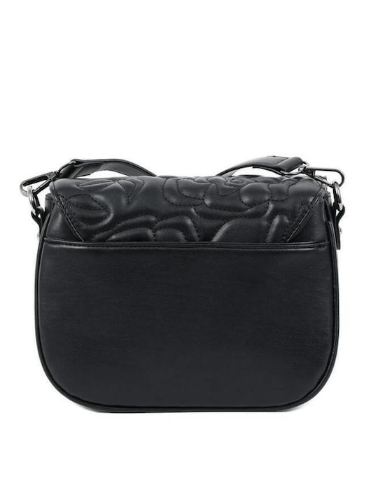 Doca Damen Tasche Crossbody Schwarz