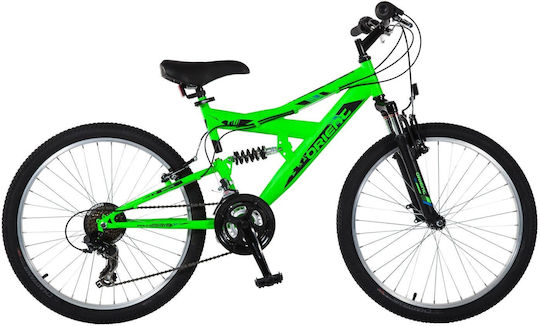 Orient S-400 26" 2022 με Μπρος/Πίσω Δισκόφρενο Green Mountain Bike με 21 Ταχύτητες και Μηχανικά Δισκόφρενα