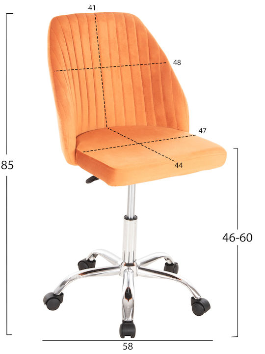 Stuhl Büro Hollis Orange HomeMarkt