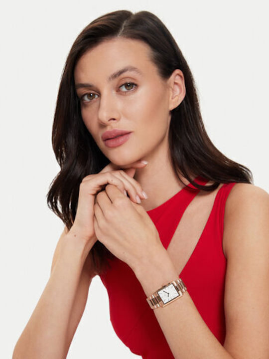 Daniel Wellington Women's Watch with Gold Metal Bracelet
