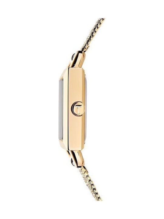 Ted Baker Γυναικείο Ρολόι 34mm Μπαταρίας με Χρυσό Μεταλλικό Μπρασελέ