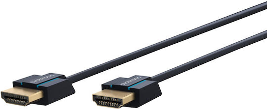 Clicktronic HDMI 2.0 Premium High Speed 4K 60Hz HDR Cable HDMI Male - HDMI Male 1m Black