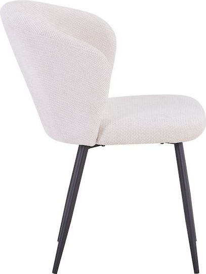 Karg Scaune Sala de mese Alb / Negru 1buc 57x62x80buc