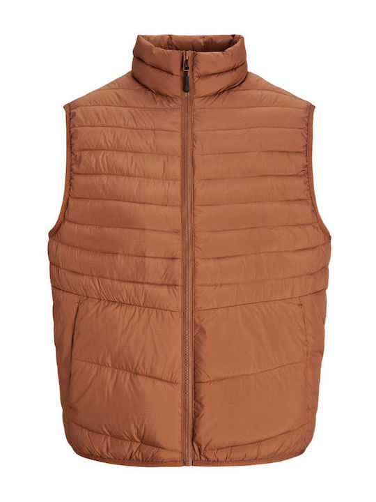 Ärmelloser Jacke Mocha Bisque Taupe