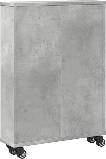 Grey Bookcase 48x13x68cm