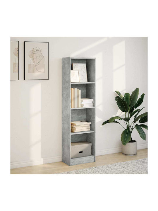 Bookcase Grey 40x24x143cm