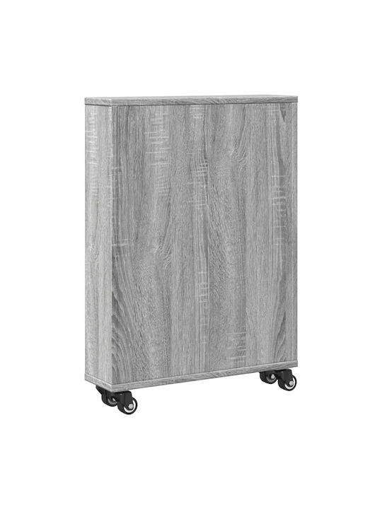Grey Sonoma Bookcase 48x13x68cm
