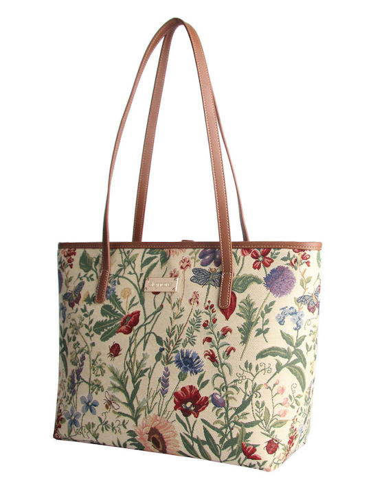 Signare Morning Garden Women's Bag Tote Hand Multicolour