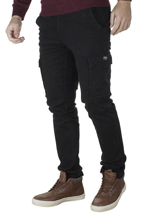 Double Men's Cargo Trousers Black