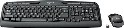 Logitech Wireless Combo MK330 Σετ Πληκτρολόγιο & Ποντίκι Γερμανικό