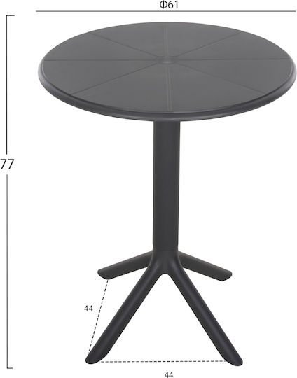 Τραπέζι Μπαρ Terrin 61x61x77 Τραπέζι Μπαρ Terrin 61x61x77