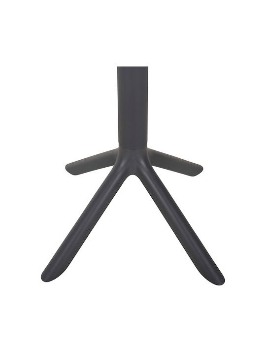 Terrin Outdoor Bar Free Standing Polypropylene Table Natural 60x60x106cm