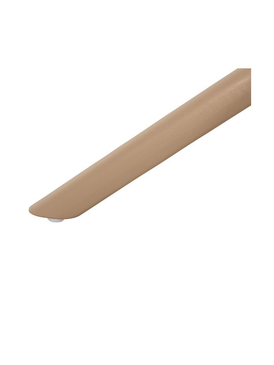 Catering Garden Table for Small Outdoor Spaces Made of Polypropylene Foldable Terrin Cappuccino 61x61x77cm
