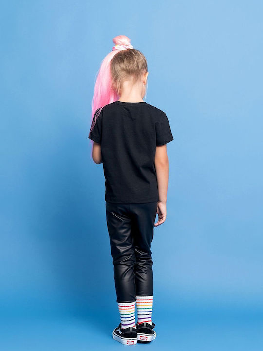 SugarFree Kids Blouse Short Sleeve Black