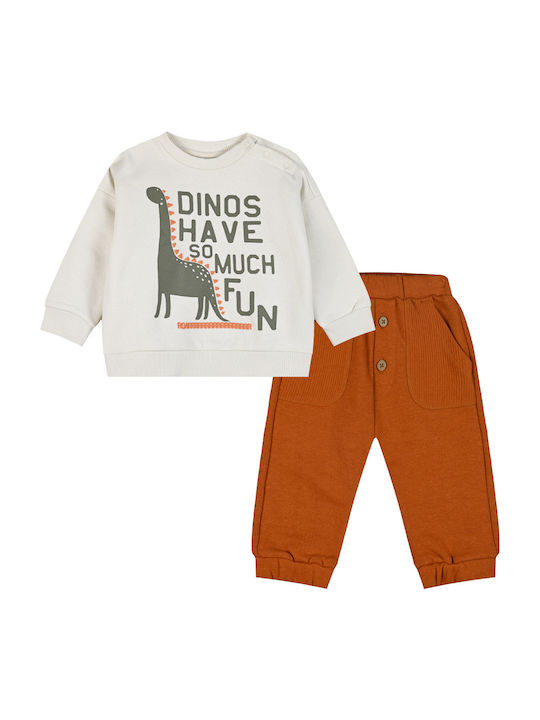 Energiers Kids Sweatpants Set Bronze 2pcs