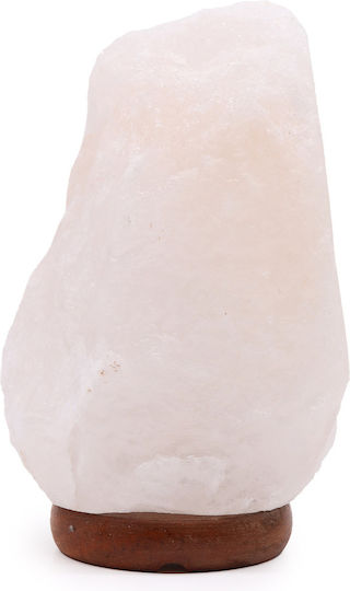 Weiße Himalaya-Salzlampe Felsenform Kristallfelsen 20cm